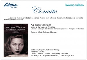 As duas Clarices