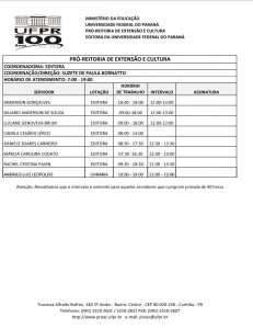 horario