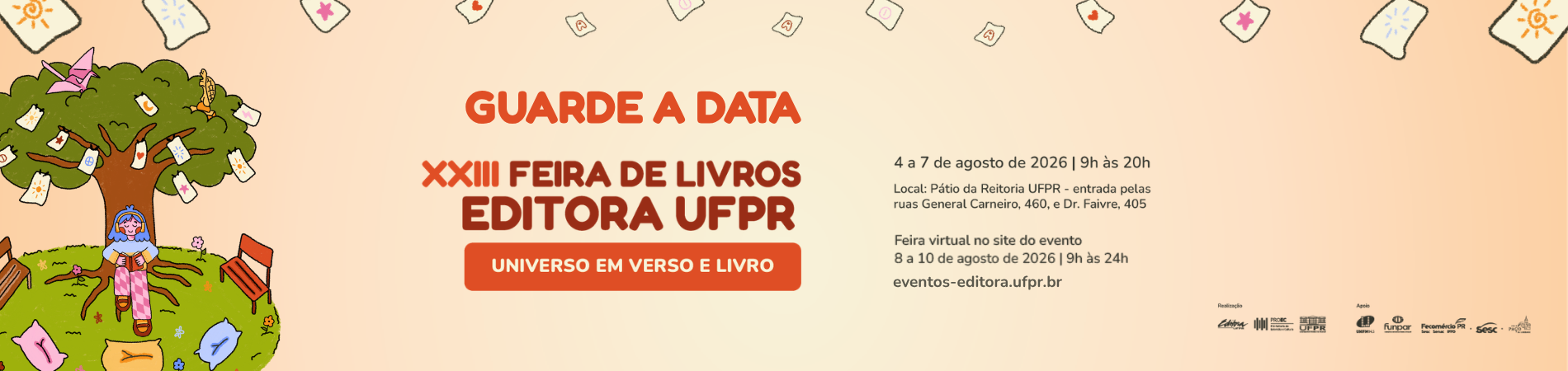 XXIII Feira do Livro Editora UFPR - Guarde a Data